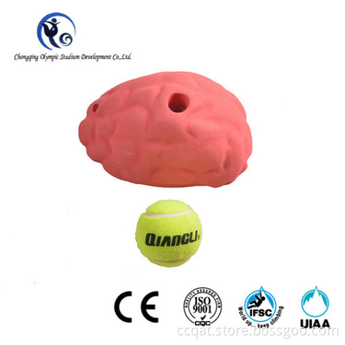 Durable life-like bouldering artificial climbing stone with free accessories